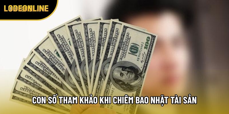 Con số tham khảo khi chiêm bao nhặt tài sản