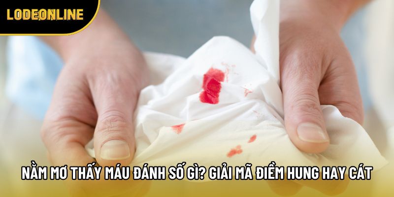 Nằm Mơ Thấy Máu Đánh Số Gì? Giải Mã Điềm Hung Hay Cát